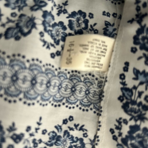 Vintage floral pearl snap shirt 16 1/2-35 - Picture 8 of 8